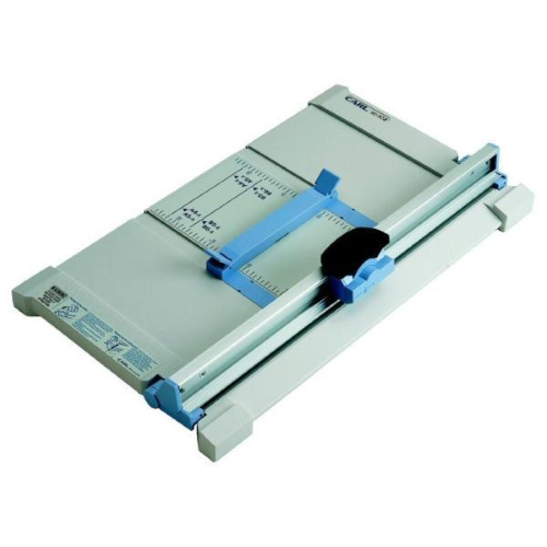 CARL DC-101 TAGLIERINA A LAMA ROTANTE A4 PIANO IN ACCIAIO CAPACITA' 8 FOGLI LUNGHEZZA TAGLIO 310 mm